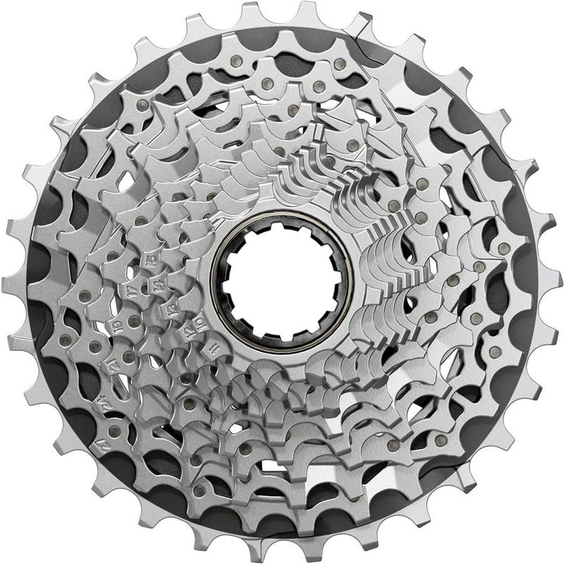 Force XG-1270 Cassette - 12-Speed 10-30t Silver For XDR Driver Body E1