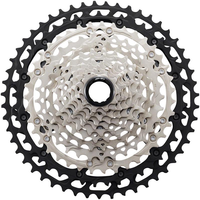 XT CS-M8100 Cassette - 12-Speed 10-51t Silver/Black Micro Spline