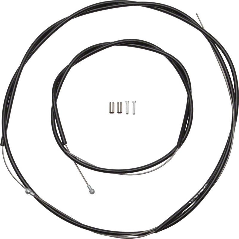 Road PTFE Brake Cable and Housing Set Black