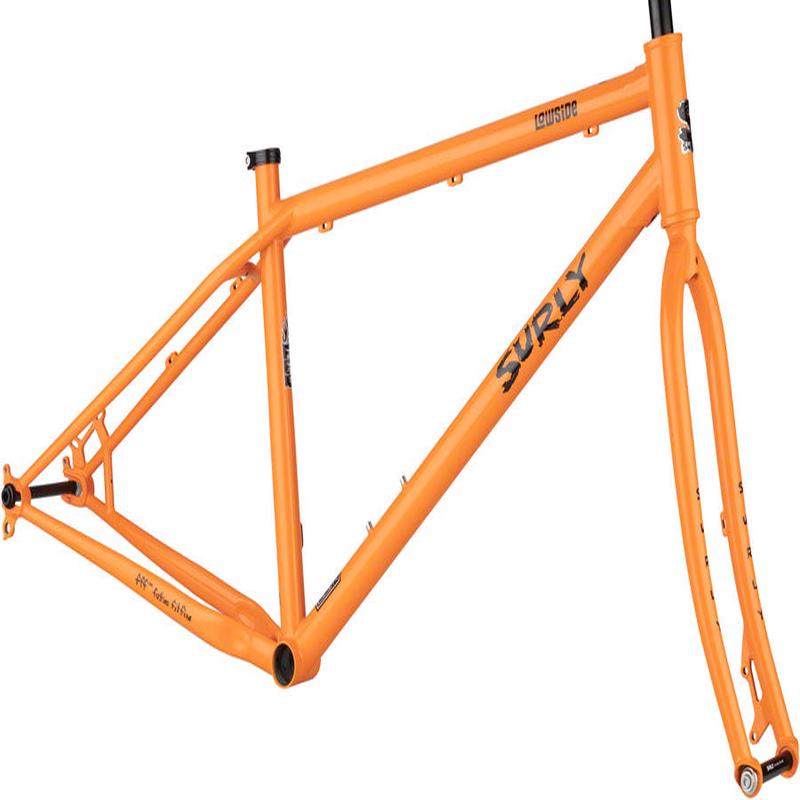 Lowside Frameset - 27.5\" Steel Dream Tangerine Small