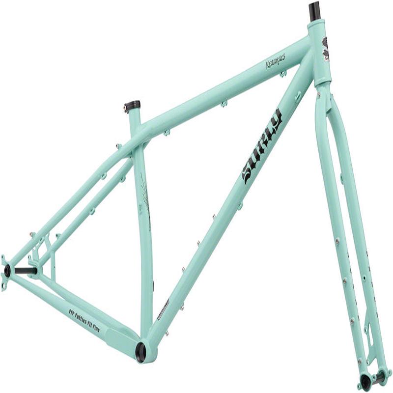 Krampus Frameset - 29\" Steel Blue Oyster Coat X-Large