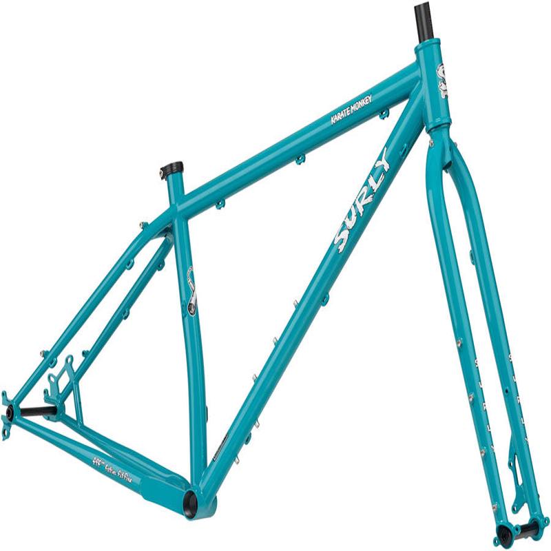 Karate Monkey Frameset - 27.5\" Steel Lost at Sea Blue Blue X-Small